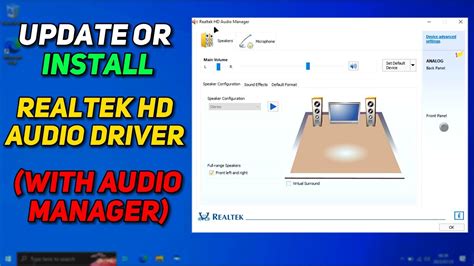 How to Download, Install, and Update Realtek Audio .